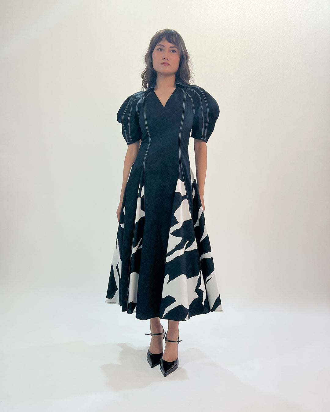Stream Godet Dress