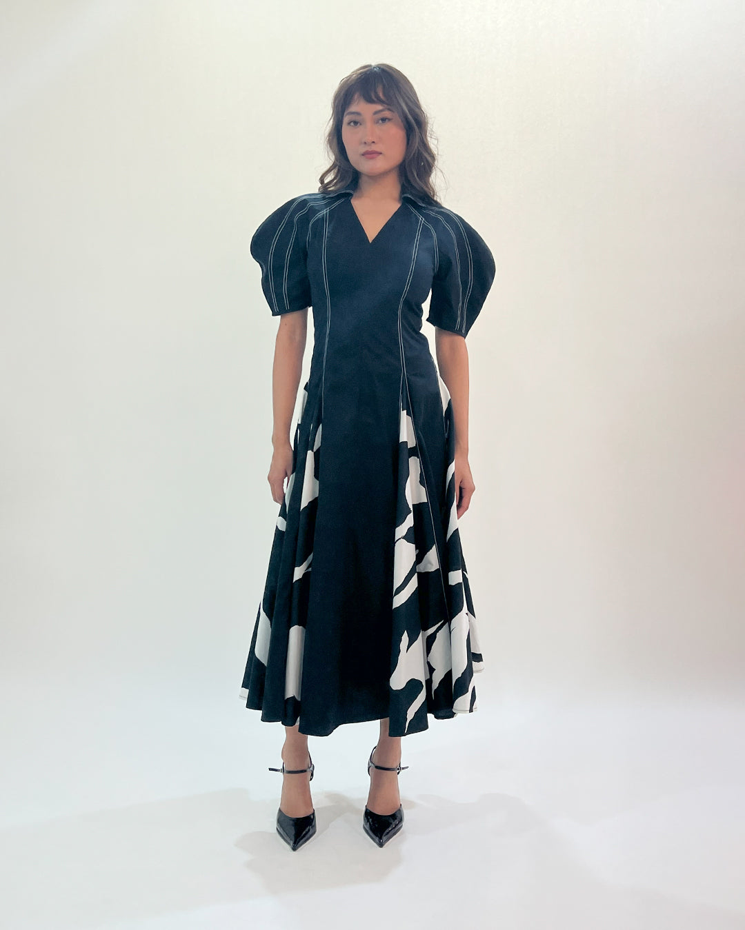 Stream Godet Dress
