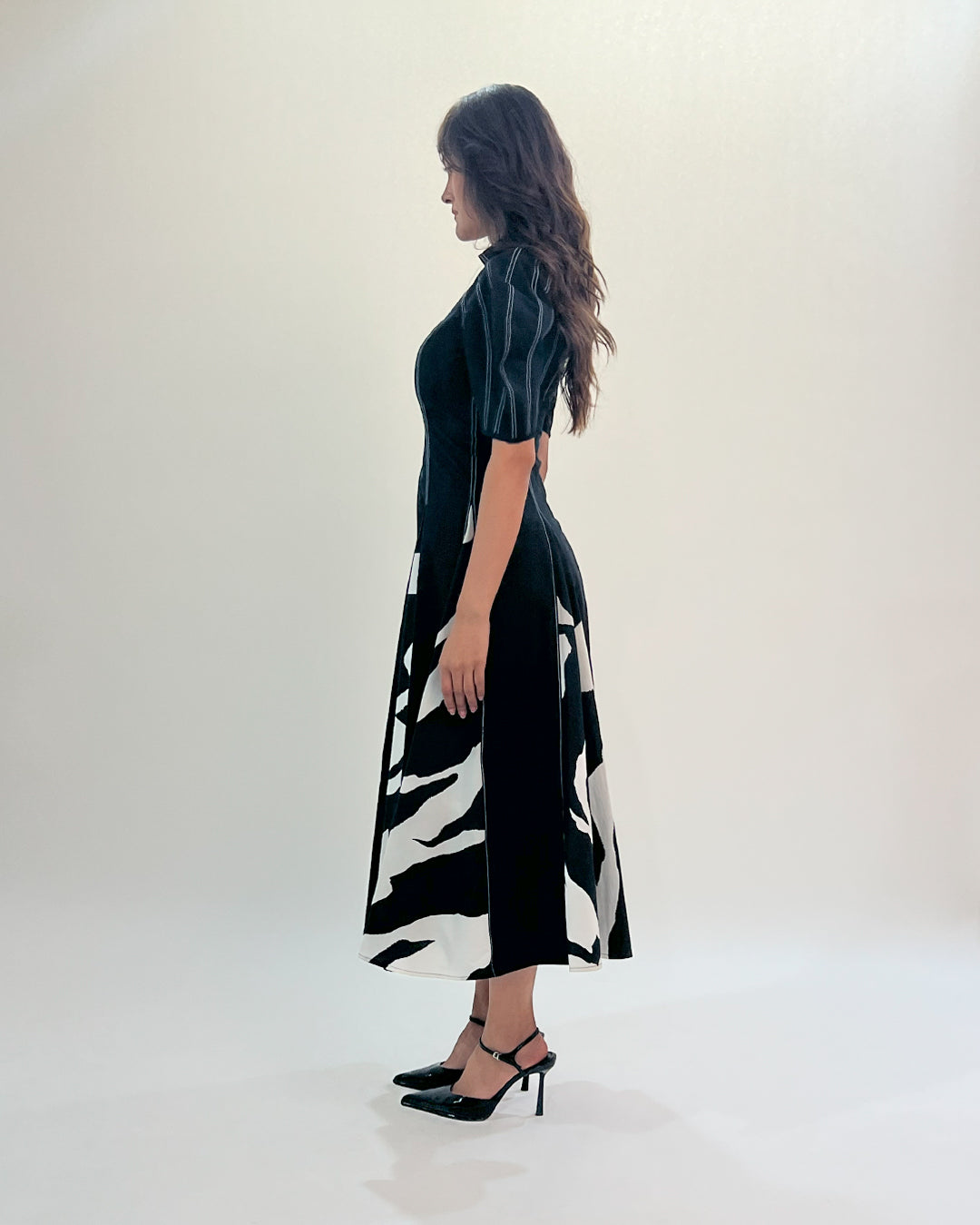 Stream Godet Dress