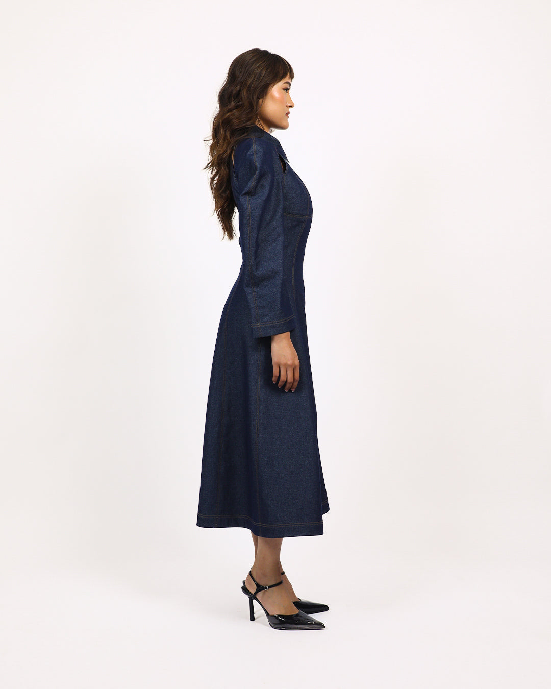 Denim Zip Dress