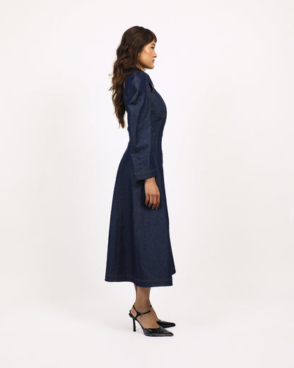 Denim Zip Dress