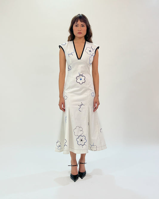 Peony Embellished Dress