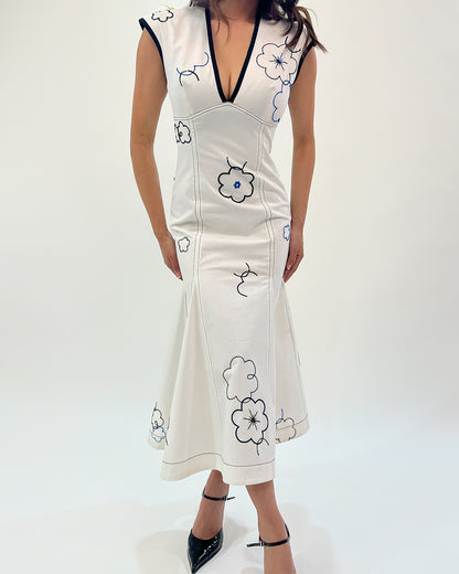 Peony Embellished Dress