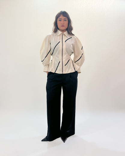 Bubble Hem Stem Top