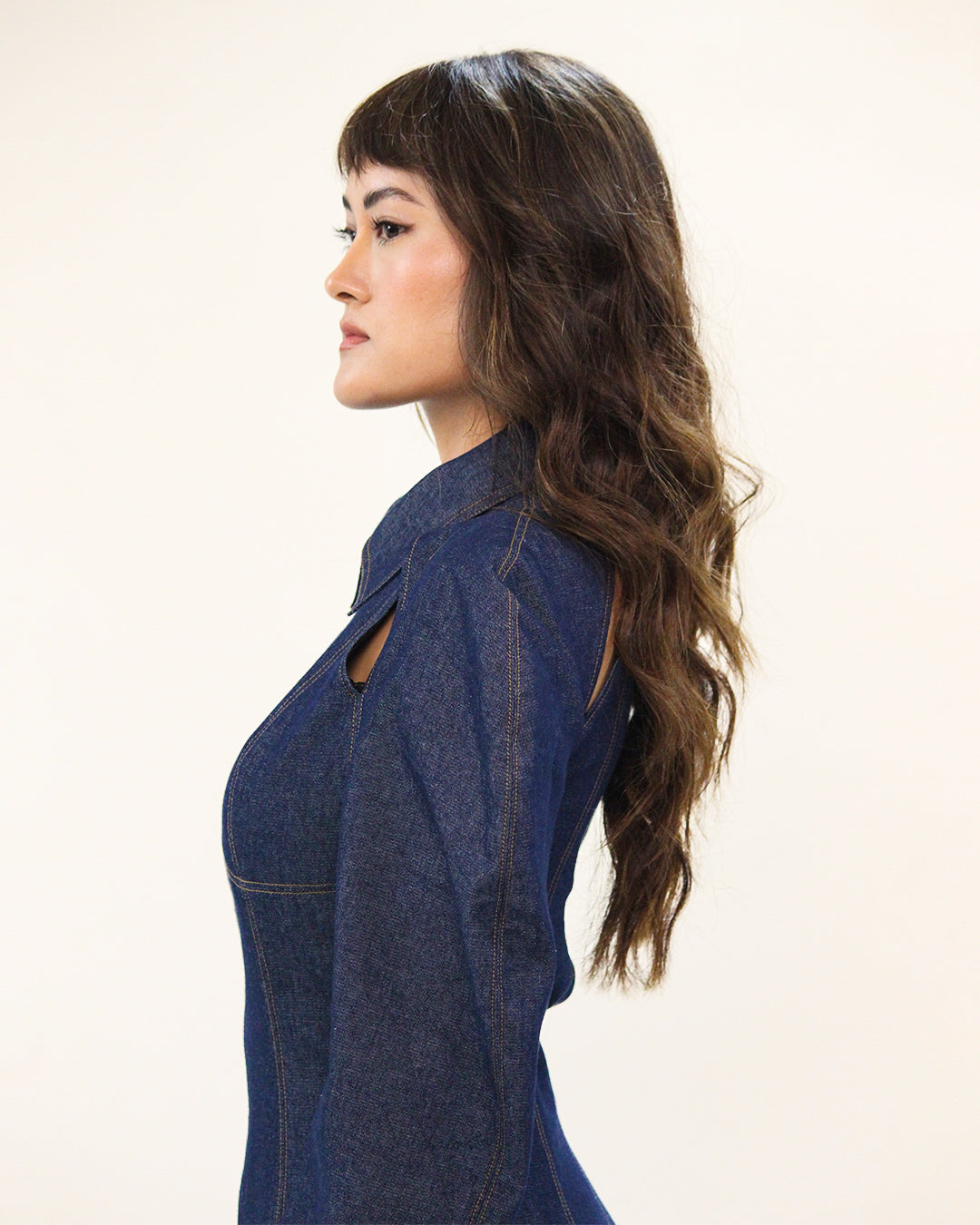 Denim Zip Dress