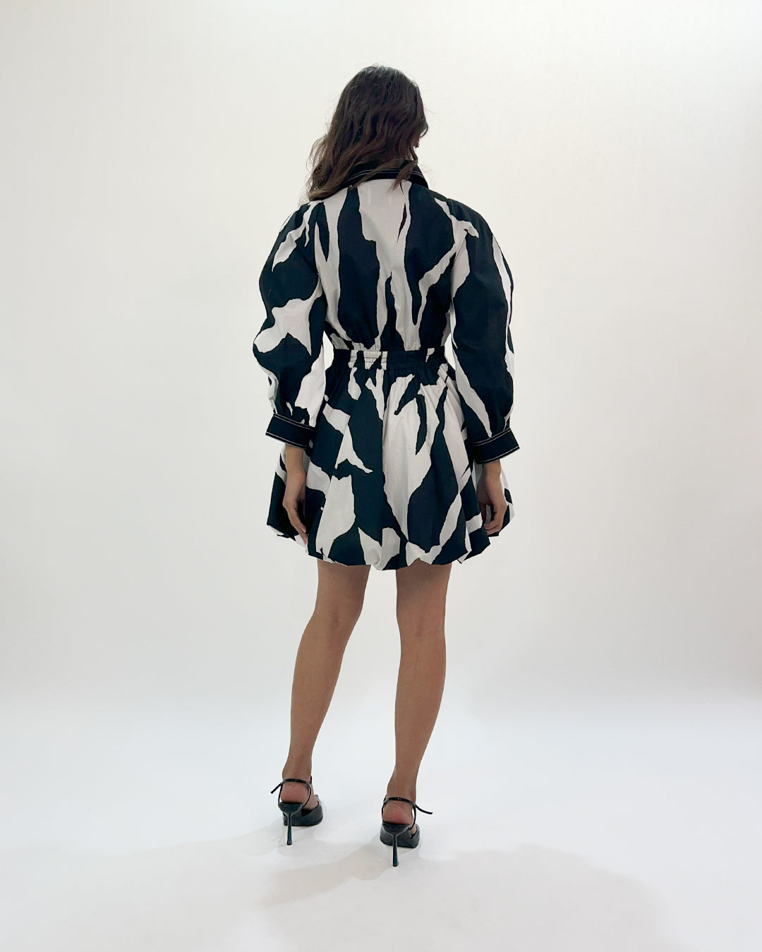 Stream Bubble Hem Dress