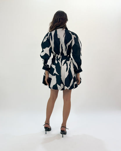 Stream Bubble Hem Dress