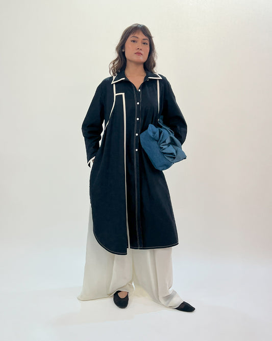 Line Shirt Dress
