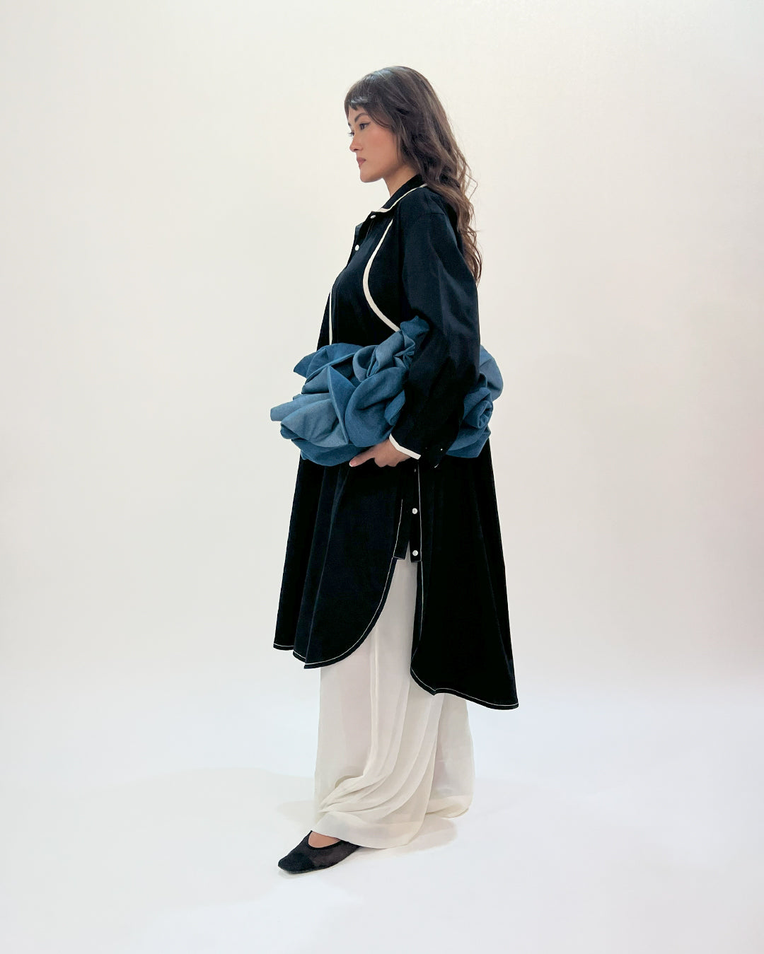 Line Shirt Dress