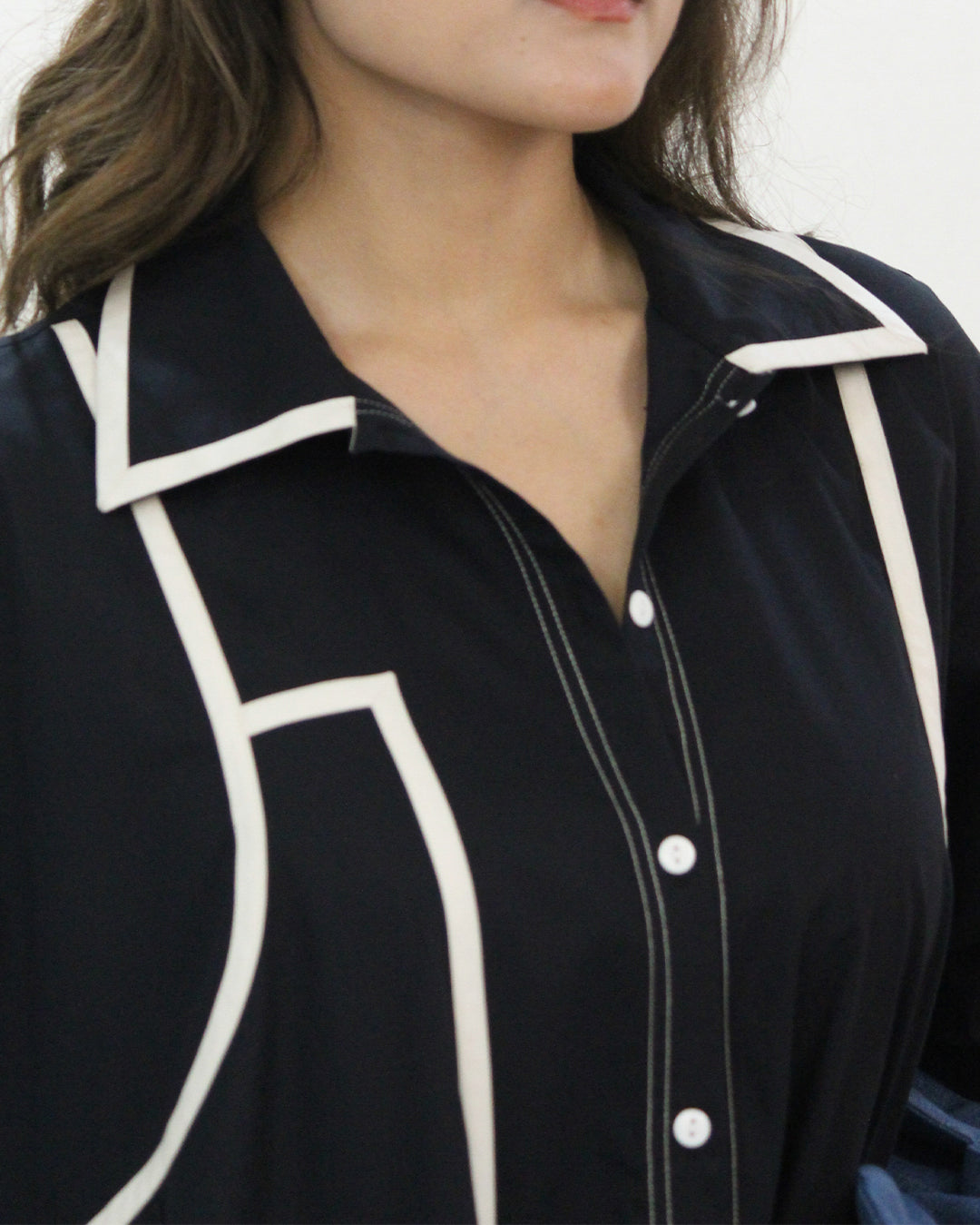 Line Shirt Dress