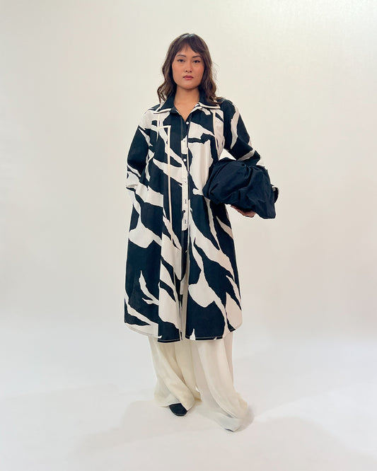 Line Shirt Dress