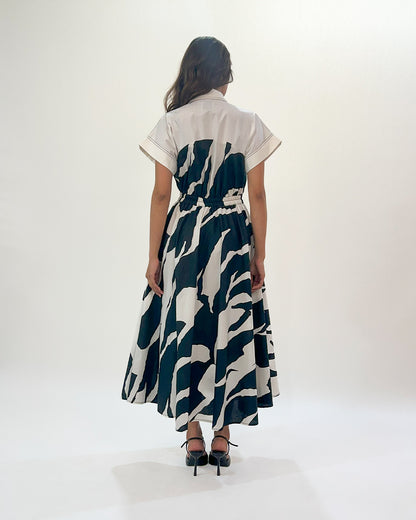 Stream Cup Zip Dress