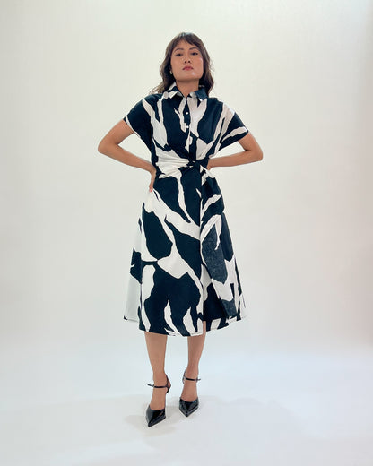 Stream Wrap Dress