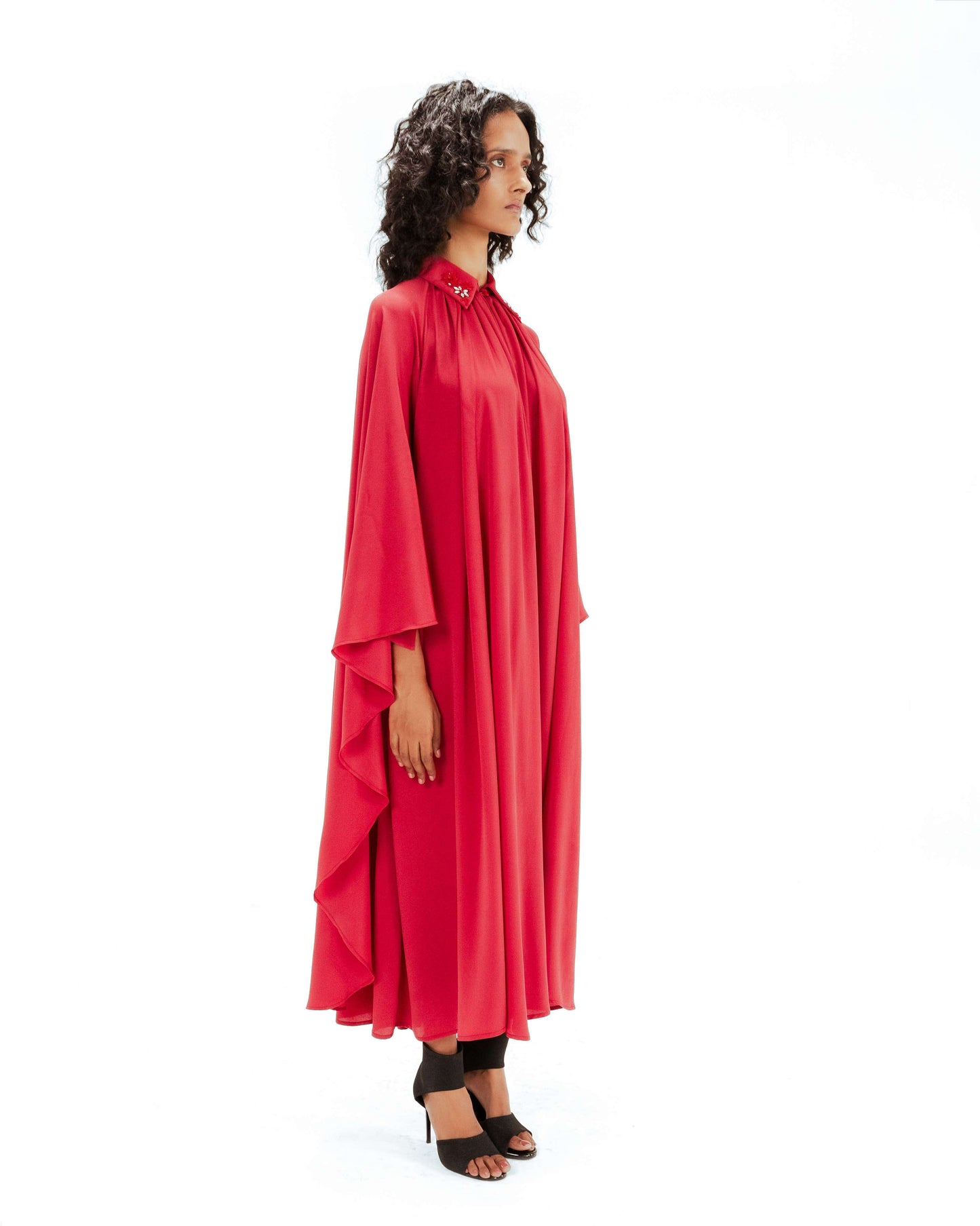 Alara Embellished Crepe Dress