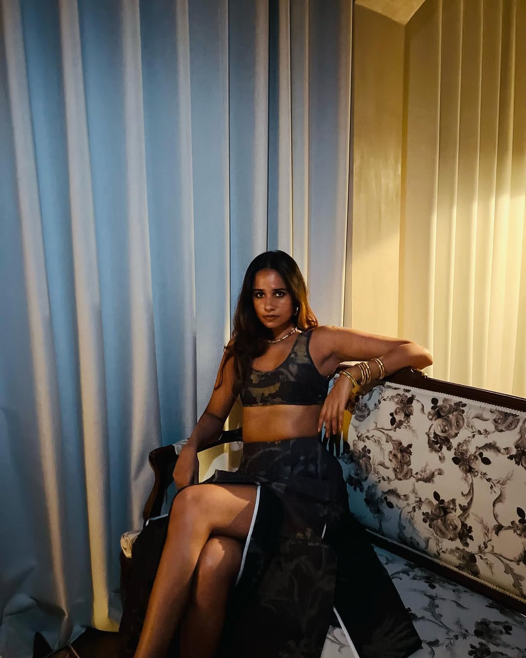 Summer Chints Denim Bralet
