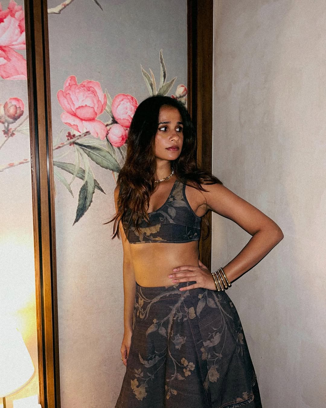 Summer Chints Denim Bralet